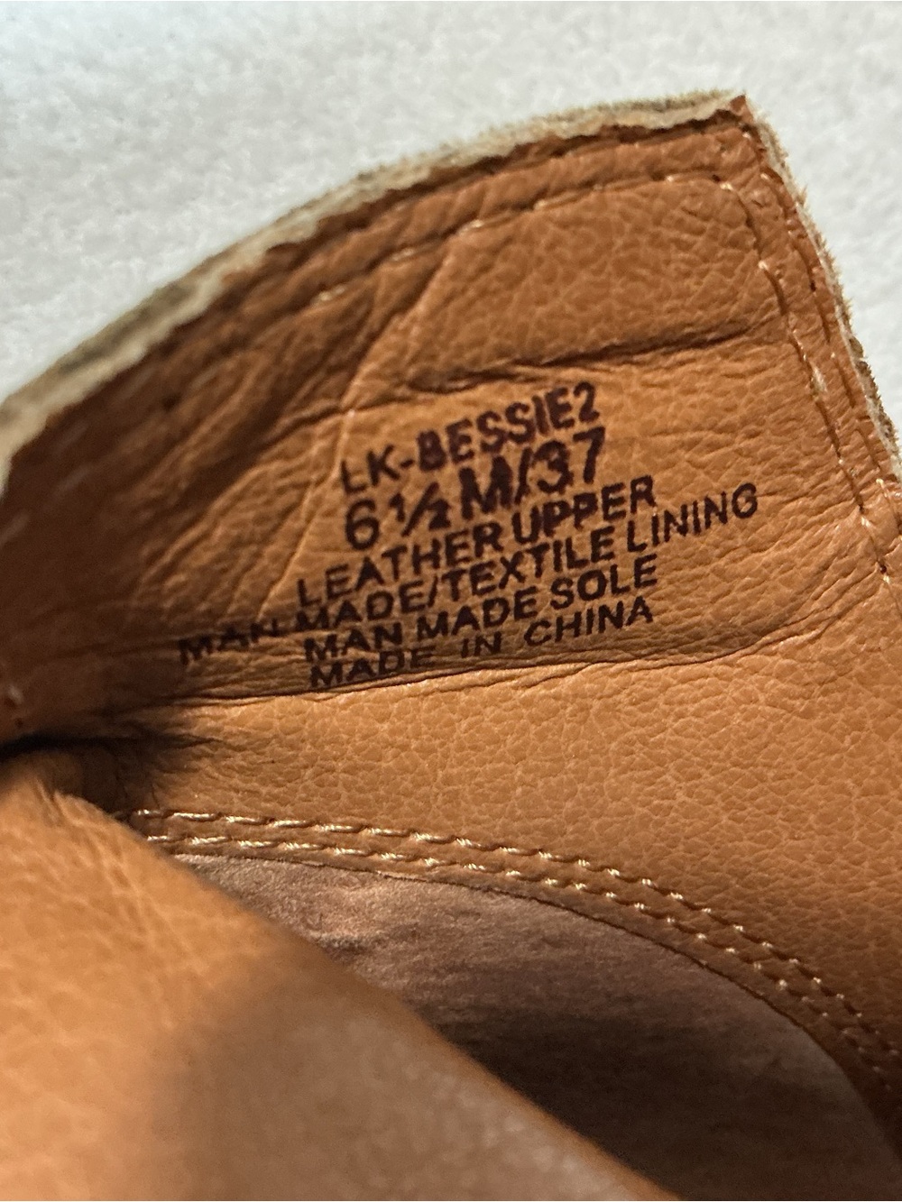 Lucky Brand Bessie2 Brown Leather Ankle Boots Booties Women's Size 6.5 M / 37 - Picture 6 of 11